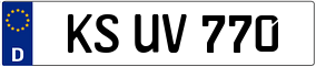 Truck License Plate